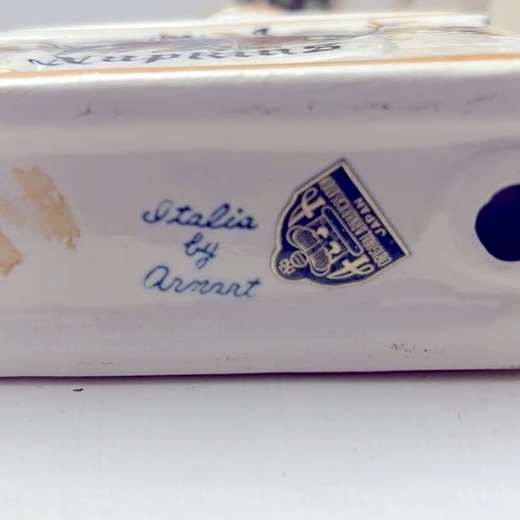 Italia by Arnart Creation Japan Salt Pepper Butter Dish Napkin Holder Spoon Rest - Picture 9 of 12